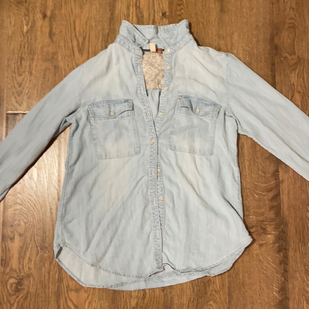 Pilcro Chambray Button Down